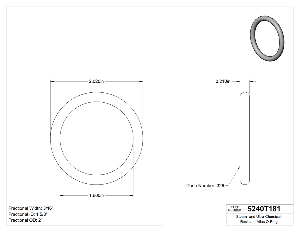 Technical drawing - 5240T181